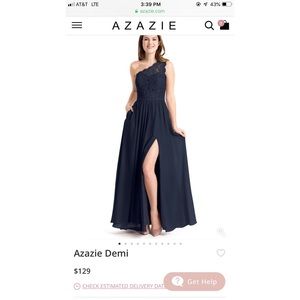 David’s bridal bridesmaid dress